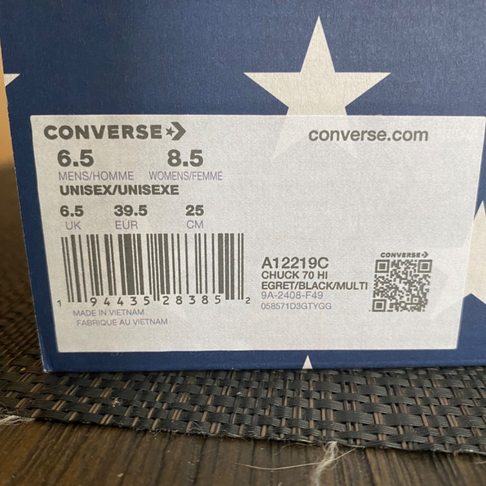 BRAINDEAD X Converse Chuck 70 High Top Sneakers  8.5 Women 6.5 Men - Picture 7 of 7